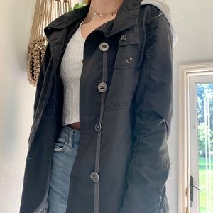 hurley cover up/rain jacket